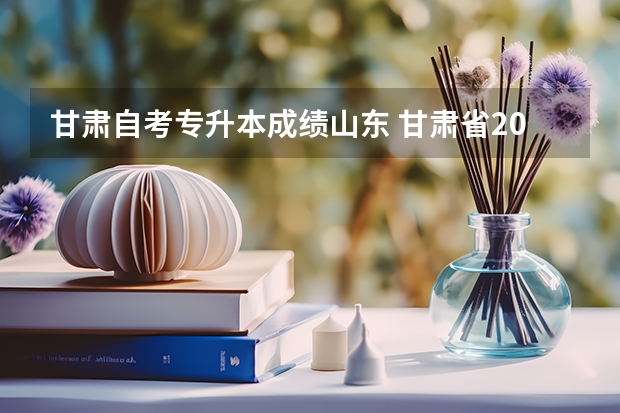 甘肃自考专升本成绩山东 甘肃省2022年专升本分数线