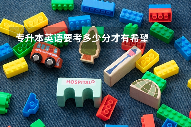专升本英语要考多少分才有希望