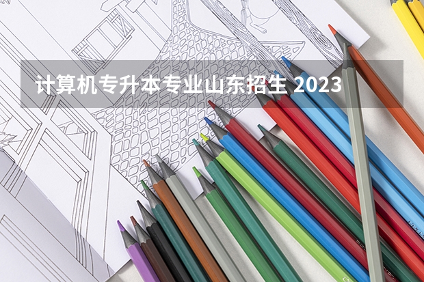 计算机专升本专业山东招生 2023山东专升本计算机多少分