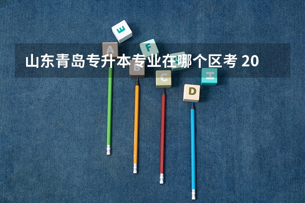 山东青岛专升本专业在哪个区考 2022年山东专升本考场分布
