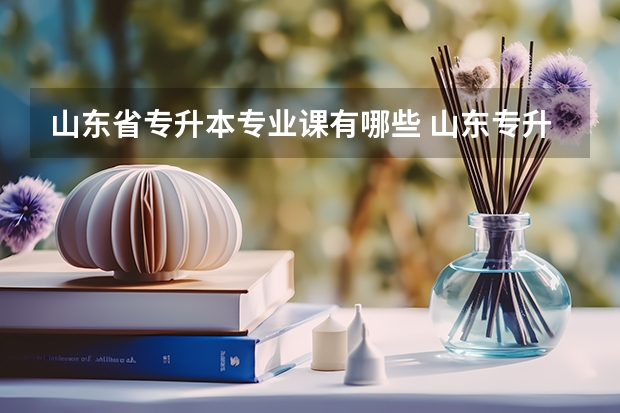 山东省专升本专业课有哪些 山东专升本需要考些什么科目2023
