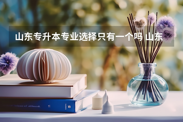 山东专升本专业选择只有一个吗 山东专升本可以跨专业吗？