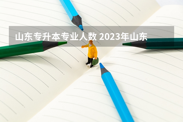 山东专升本专业人数 2023年山东专升本护理报名人数
