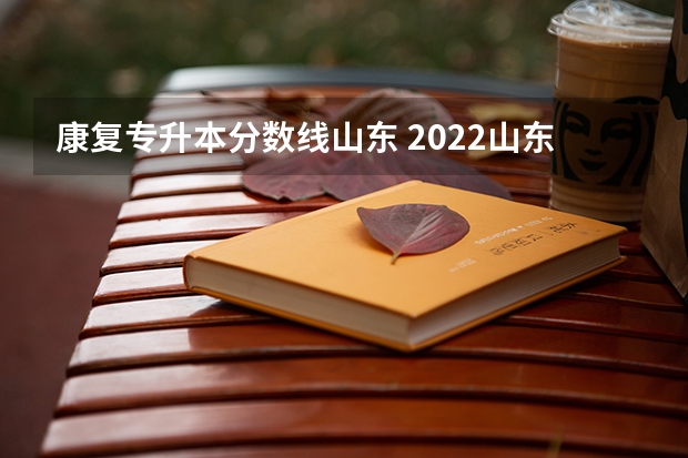 康复专升本分数线山东 2022山东专升本分数线