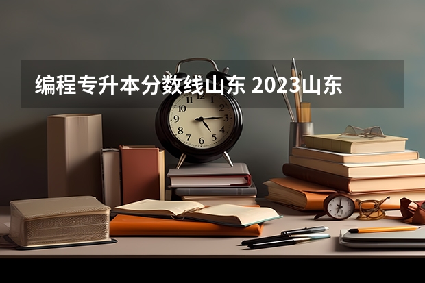 编程专升本分数线山东 2023山东专升本学校录取分数线
