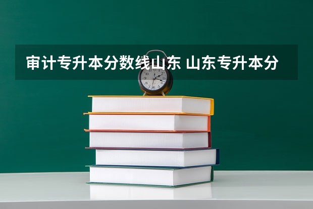 审计专升本分数线山东 山东专升本分数排名