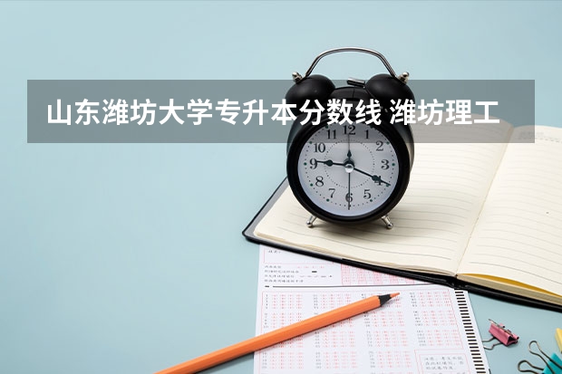 山东潍坊大学专升本分数线 潍坊理工学院23年分数线