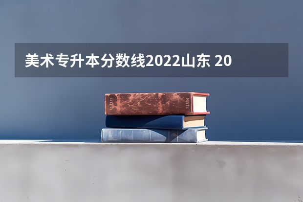 美术专升本分数线2022山东 2022年专升本各校录取分数线