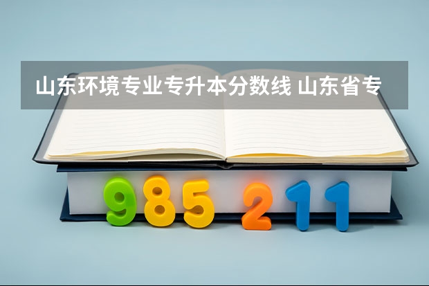 山东环境专业专升本分数线 山东省专升本分数线2023
